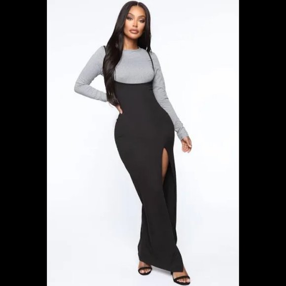 Fashion Nova Dresses & Skirts - Fashion Nova Better Mix It Up Maxi Cami Dress (JUST THE DRESS)